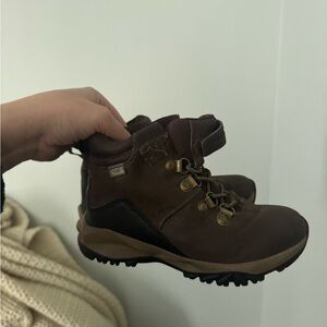 Merrell Kids Alpine Casual Waterproof Hiking Boots Brown